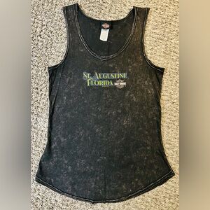 Harley-Davidson Black Tank with Vibrant Graphic